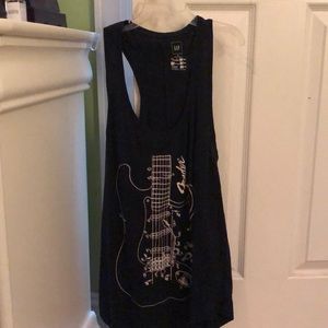 Gap fender guitar muscle tank